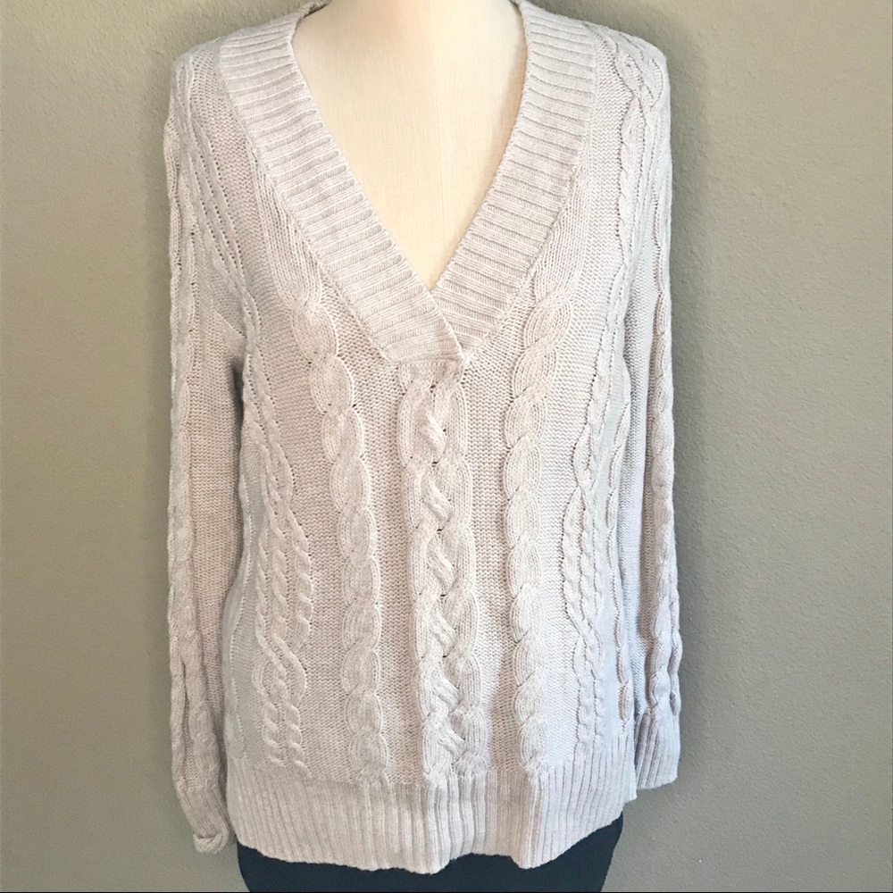 Marled Reunited Clothing Cable Knit Sweater
